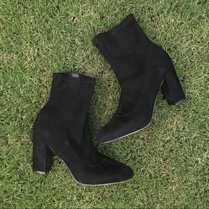 steve madden suede ankle boots